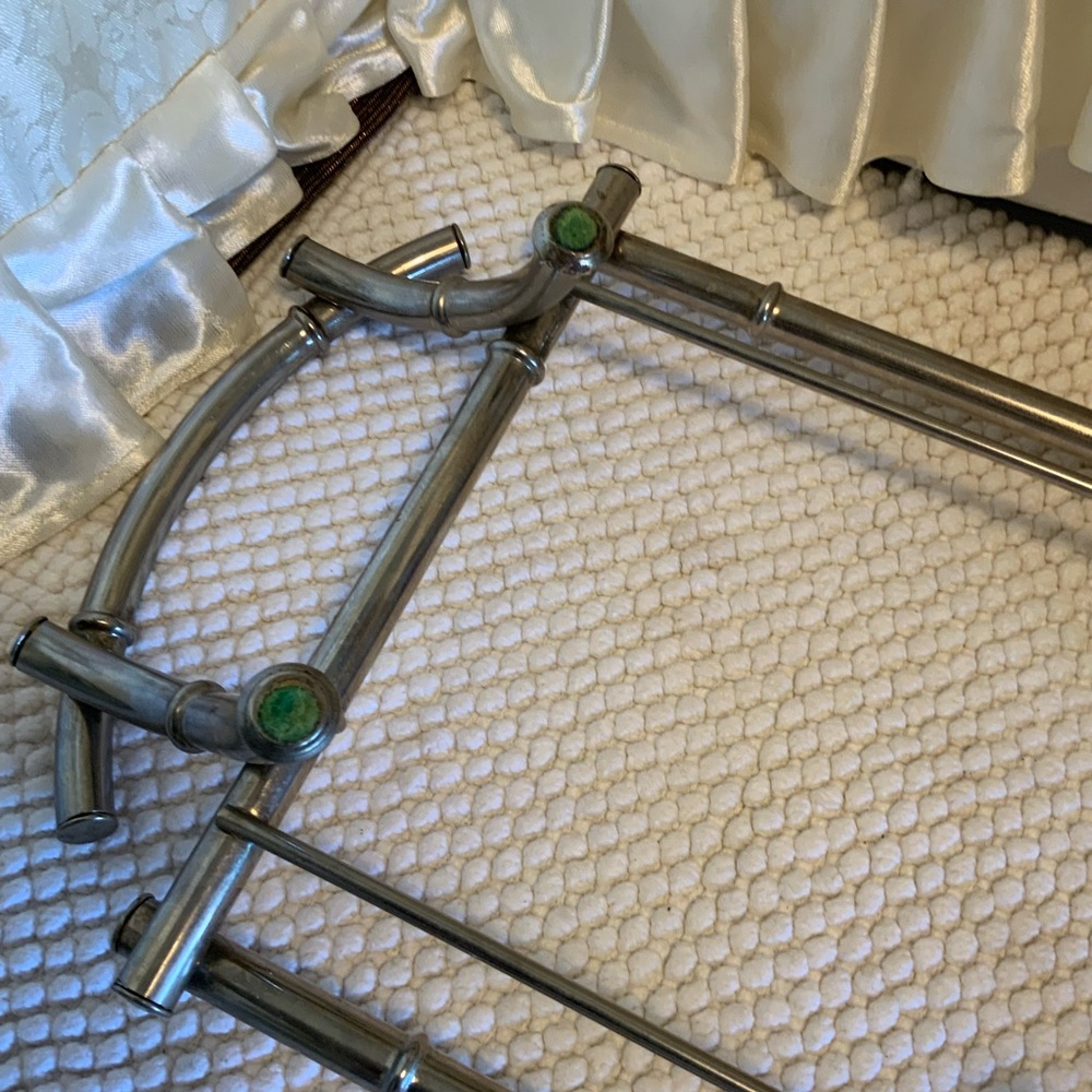 METAL BAMBOO SERVING RACK - Picture 6 of 6